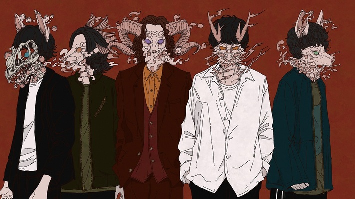 神はサイコロを振らない、本日9/17配信開始のキタニタツヤとのコラボ・シングル「愛のけだもの」オフィシャル・オーディオ公開。21時よりキタニタツヤ迎えYouTube生配信