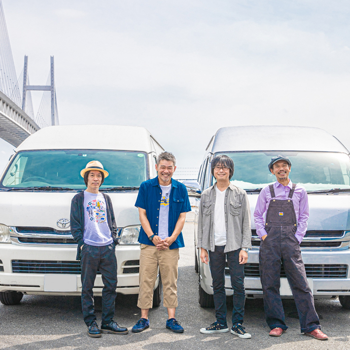 フラワーカンパニーズ、11/11開催の"月刊フラカンFEVER"でピーズと対バン。ワンマン・ツアー"ザッツオーライ、発車オーライ"開催決定