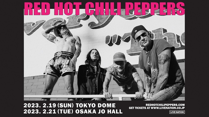 RED HOT CHILI PEPPERS、2月に単独来日公演決定