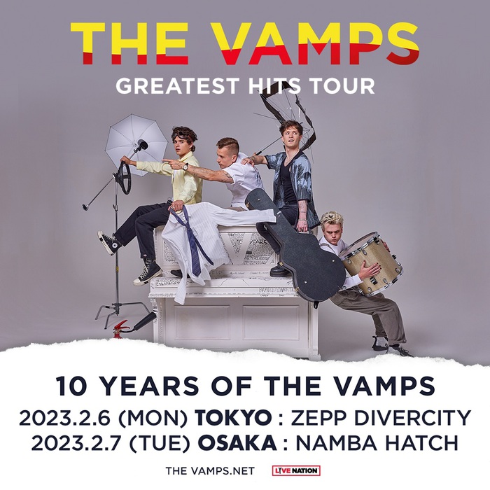 THE VAMPS、来日公演"Greatest Hits Tour"開催決定