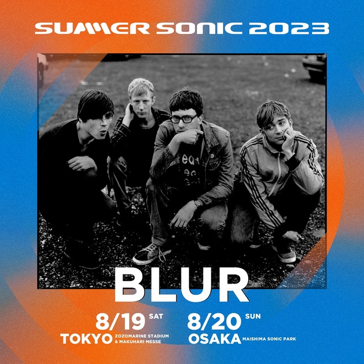 "SUMMER SONIC 2023"、1組目のヘッドライナーがBLURに決定