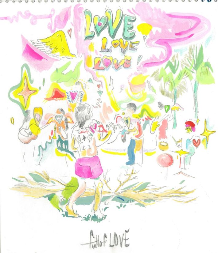 小山田壮平、山内彰馬、ラキタなど参加ミュージシャン多数によるバンド FULL OF LOVE、1st EP『FULL OF LOVE』デジタル・リリース