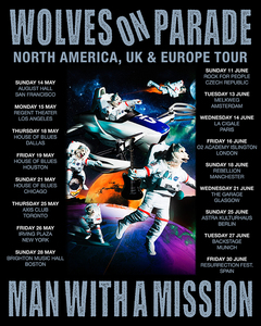 MAN WITH A MISSION、北米ツアーとUK＆ヨーロッパ・ツアーの開催が決定