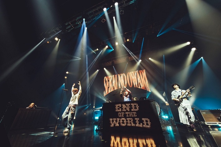 SEKAI NO OWARI、Zeppツアー初日公演にて2024年アルバム・リリース＆アリーナ・ツアー開催を発表