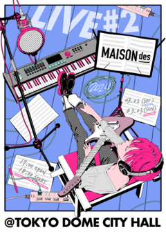 MAISONdes、"MAISONdes LIVE #2"ヴィジュアル公開。第3弾出演者でPii、相沢、meiyo発表