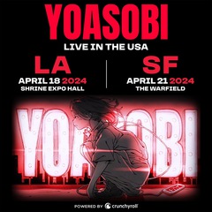 YOASOBI、自身初のアメリカ単独公演をロサンゼルス＆サンフランシスコにて4月開催決定