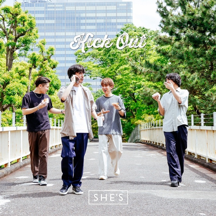 SHE'S、3年ぶり野音公演で初披露した新曲「Kick Out」6/12配信リリース決定