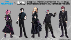 from ARGONAVIS"とゲキクロ・コラボレーション第4弾、全キャラクター集合ビジュアル解禁。2/2（日）from ARGONAVIS LIVE 2025 - Chaotic Stage -会場にて現物展示。同日10:00予約受付開始