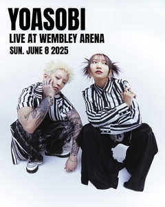 YOASOBI、自身初のヨーロッパ・ワンマン公演を英ロンドン Wembley Arenaにて6/8開催決定