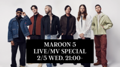 MAROON 5、来日公演直前の明日2/5 21時よりYouTubeにて"LIVE/MVスペシャル"配信決定。来日記念し都内をアド・トラックが周遊