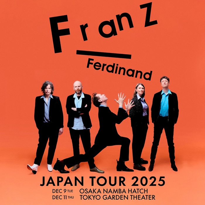 FRANZ FERDINAND、3年ぶりとなるジャパン・ツアー決定。東阪にて12月開催