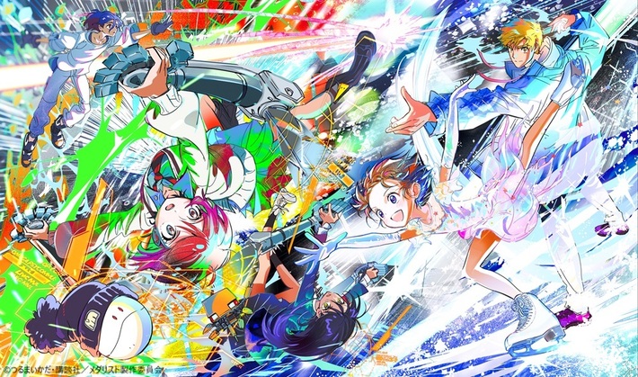 米津玄師、『Plazma / BOW AND ARROW』リリース記念し"メダリスト"原作者 つるまいかだ描き下ろしお祝いイラスト公開。"メダリスト"×"機動戦士Gundam GQuuuuuuX"が豪華コラボ