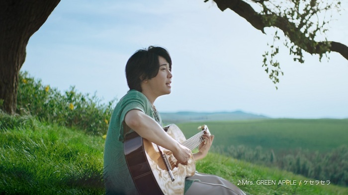 大森元貴（Mrs. GREEN APPLE）、多部未華子と共演の"淡麗グリーンラベル"新TVCM"GREEN JUKEBOX 休篇"放映開始。「ケセラセラ」アコースティック・バージョン初公開