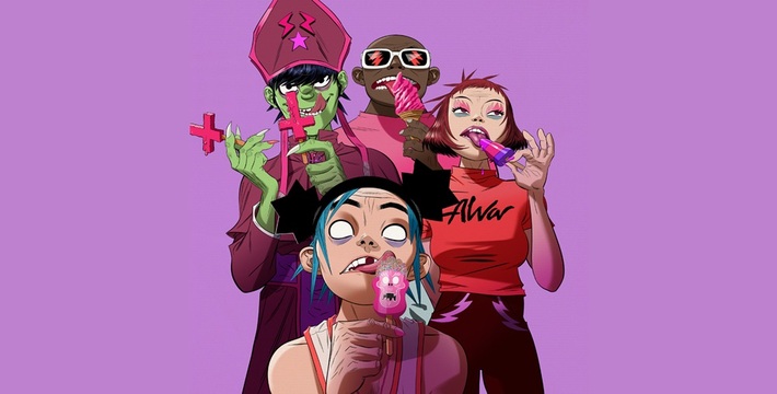 GORILLAZ、アルバム『The Now Now』全曲演奏した2018年東京公演のライヴ映像公開