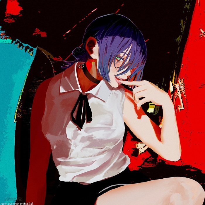米津玄師、"劇場版『チェンソーマン レゼ篇』"主題歌「IRIS OUT」収録ダブルA面シングル9/24リリース決定。米津が"レゼ"を描き下ろしたジャケット公開