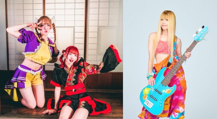 輪廻、junko（打首獄門同好会）ゲスト・ベーシストに迎え"過剰偏愛系ハードポップ"「寄生CHU♡」明日8/20配信リリース