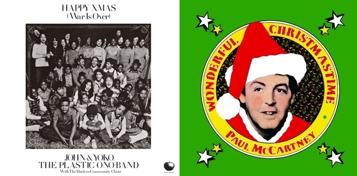 John ＆ Yoko／PLASTIC ONO BAND「Happy Xmas (War Is Over)」＆Paul McCartney「Wonderful Christmastime」、2曲のクリスマス・ソングがカラー・シングル・ヴィニールで発売決定