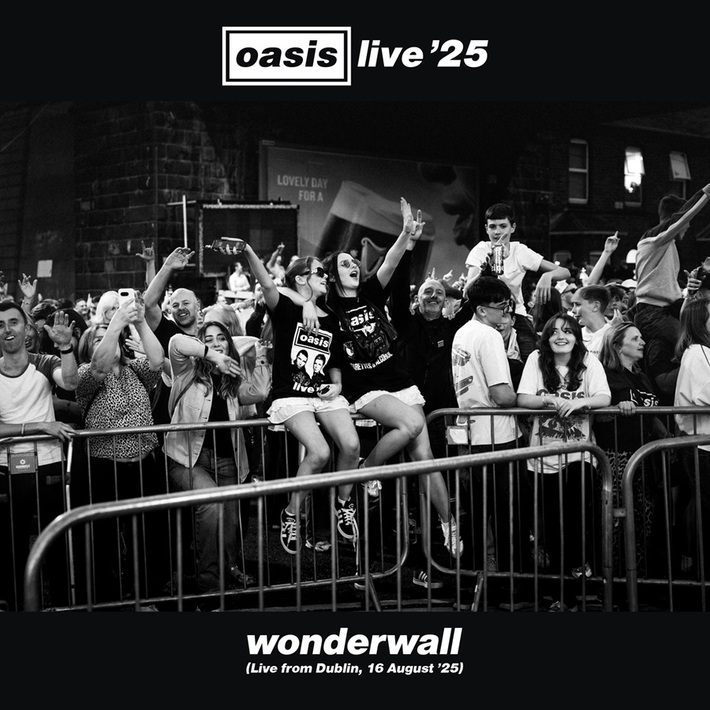 OASIS、8/16アイルランド ダブリン公演より「Wonderwall」公式ライヴ音源本日9/4配信開始