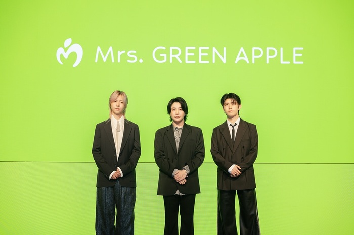 Mrs. GREEN APPLE、今年12/31をもってフェーズ2完結＆来年1/1よりフェーズ3開幕を発表。来年夏頃に1ヶ月の長期休暇後、秋頃に6thオリジナル・アルバムをリリース