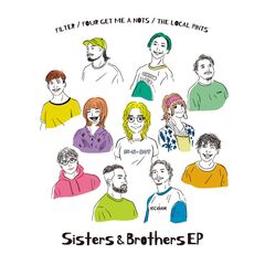 FOUR GET ME A NOTS、FILTER、THE LOCAL PINTSのオリジナル・ポップ・ビート極めた3WAYスプリットEP『Sisters & Brothers EP』10/25配信リリース決定