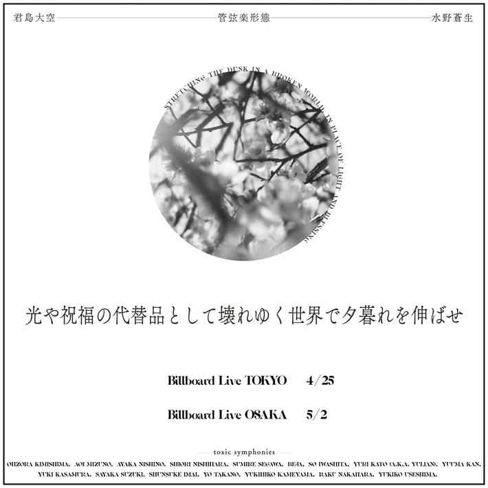 君島大空×水野蒼生、共演。ビルボードライブで"管弦楽形態"を初披露
