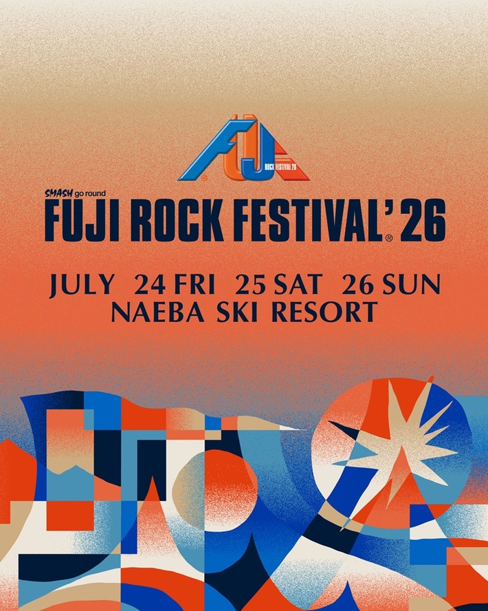 "FUJI ROCK FESTIVAL'26"、7/24-26開催決定