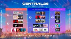 都市型フェス"CENTRAL"、KT Zepp Yokohamaでの新企画"CENTRAL LAB."詳細発表。4/4にAve Mujica、ReoNa、BAND-MAID、4/5に花澤香菜、戸松 遥出演