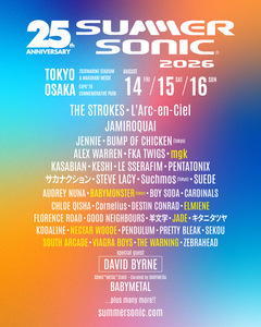 "SUMMER SONIC 2026"、第2弾アーティストでMGK、BABYMONSTER、Elmiene、Jade、Nectar Woode、SOUTH ARCADE、THE WARNING、VIAGRA BOYS発表