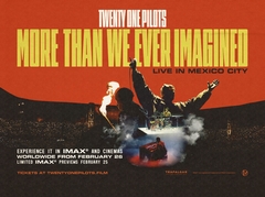 TWENTY ONE PILOTS、最新ライヴ映画"Twenty One Pilots: More Than We Ever Imagined"2/26より限定上映決定