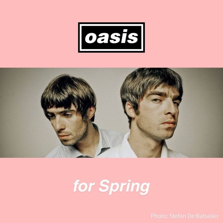 OASIS、プレイリスト"春に聴くオアシス"が各音楽サービスで公開。代表曲から隠れた名曲まで、春の空気感に合う楽曲をセレクト