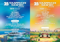 "SUMMER SONIC 2026"、8/14-16日程別ラインナップ発表