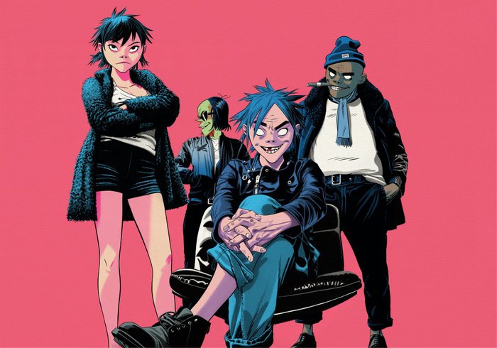 6月に来日するGORILLAZ、6/29全世界同時リリースのニュー・アルバム『The Now Now』より新曲「Fire Flies」音源公開
