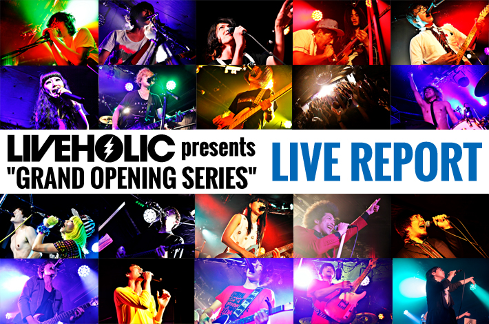 LIVEHOLIC　presents"GRAND OPENING SERIES"　サイン入りTシャツ