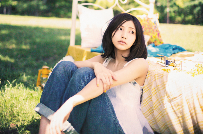 植田真梨恵　サイン色紙