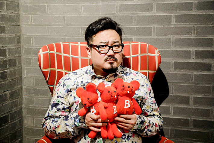 休日課長 サイン色紙