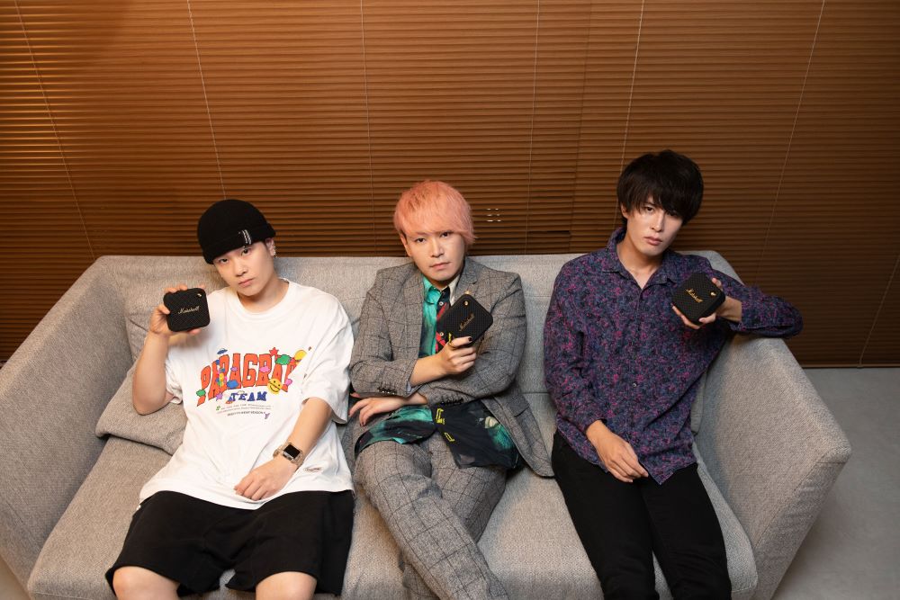 Non Stop Rabbit メンバー全員直筆サイン入りMarshallポータブル・スピーカー"WILLEN"