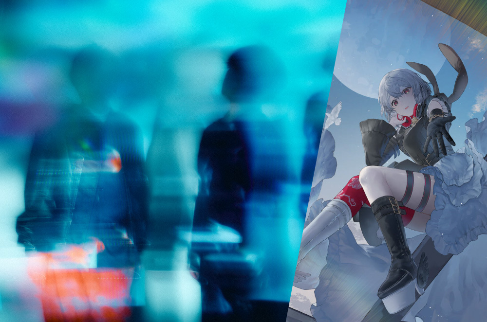 SUIREN×Lezel 直筆コラボサイン色紙＋SUIREN缶バッジ＋Lezelステッカー