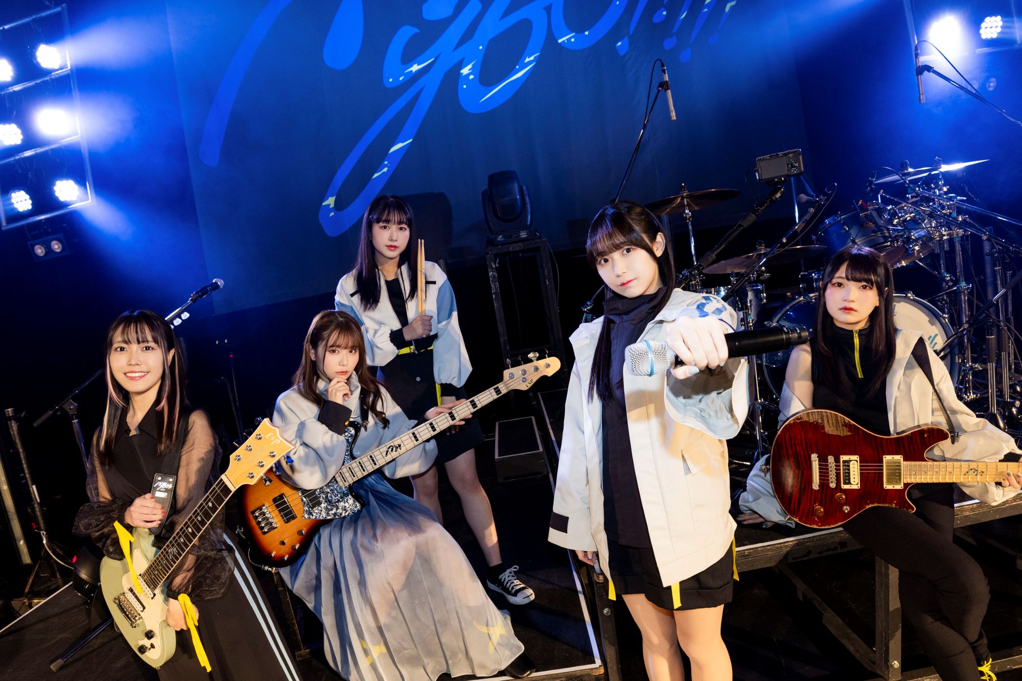 MyGO!!!!! 青木陽菜（要 楽奈／Gt）＆小日向美香（長崎そよ／Ba）直筆サイン色紙