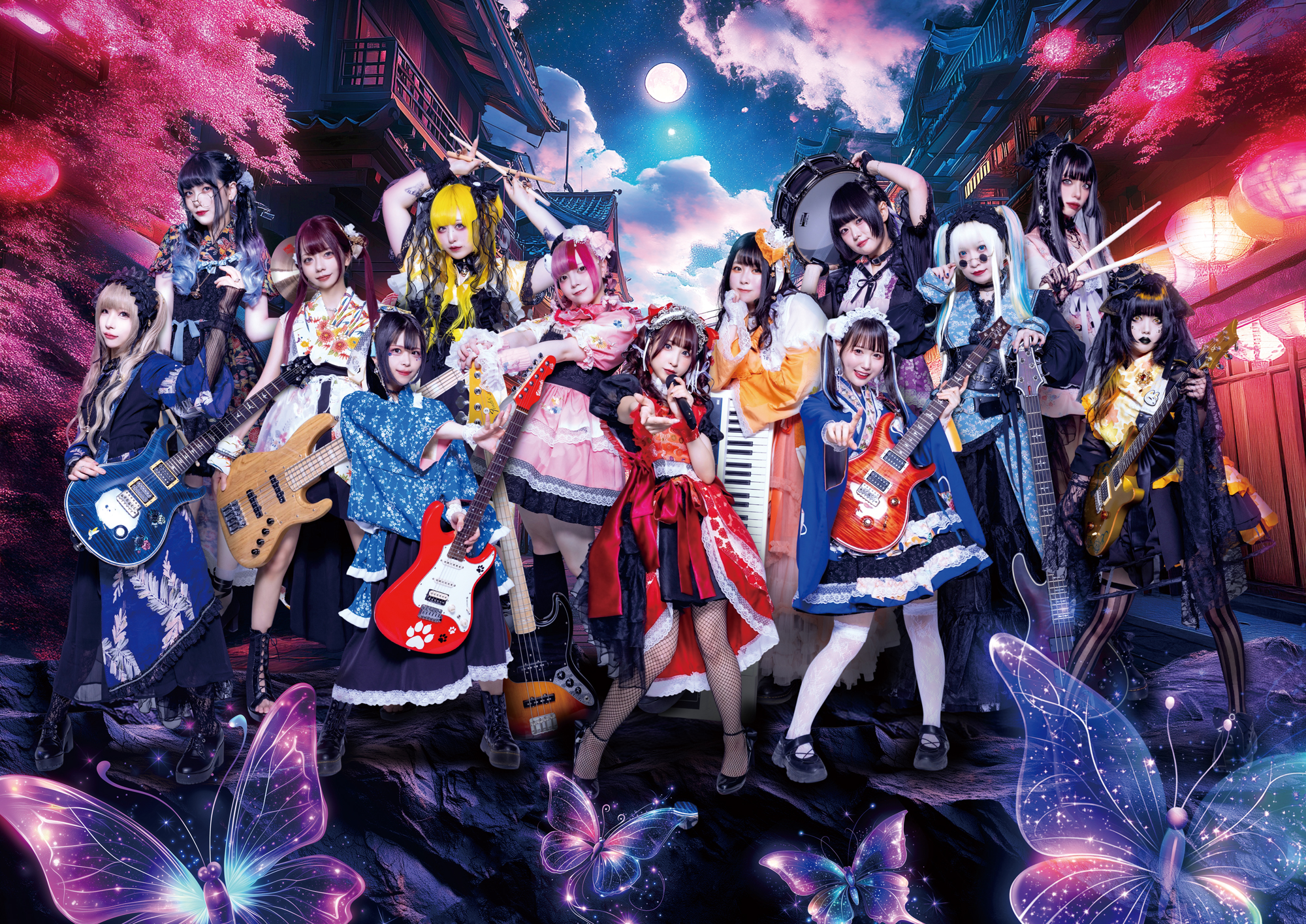 天女神樂 直筆サイン入り扇子