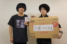 中山卓哉（グッバイフジヤマ）×下川リオ（挫・人間） コラボサイン色紙