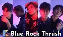 B.R.T（Blue Rock Thrush） アクリルキーホルダー＋缶バッジ＋メンバー全員直筆サイン色紙